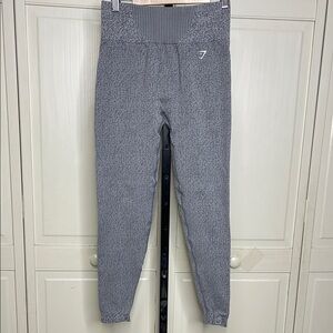 Gymshark Women’s United We Sweat Marl Seamless Leggings Light Grey Sz S